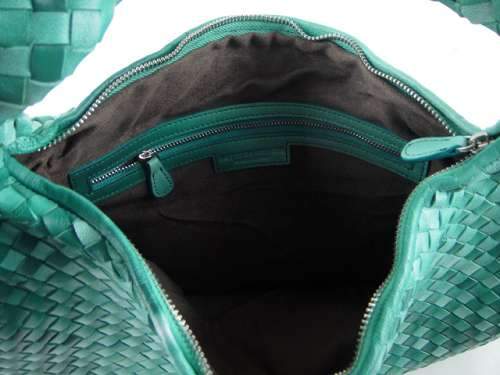 Bottega Veneta Nappa Hobo Lambskin Bag 5091 double green - Click Image to Close